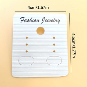 10PCS Earrings Jewelry Cards Display Retail Exhibitor