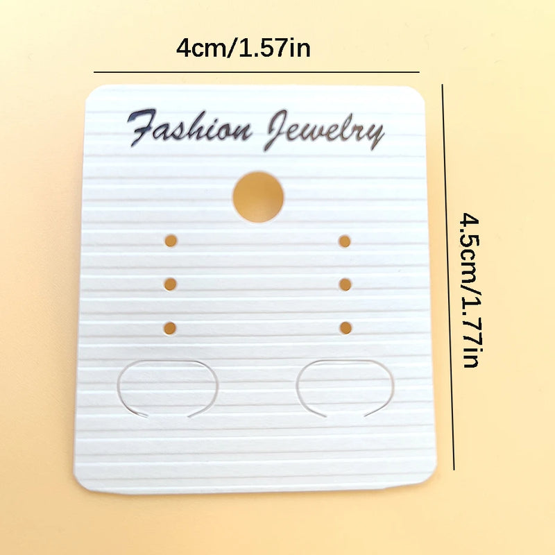 10PCS Earrings Jewelry Cards Display Retail Exhibitor