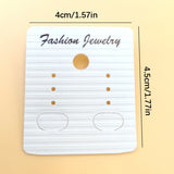 10PCS Earrings Jewelry Cards Display Retail Exhibitor