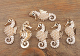 10PCS Yellow Bear Charms, Enamel Little Bear Pendants #92998