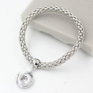 10PCS Snap Bracelets&Bangles Popcorn Chain Bracelet Snap Jewelry for Women