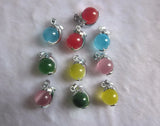 10PCS Mixed Natural Opal 12mm Beads Pendant - Baby Dolphin