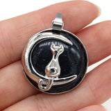 10PCS Rose Quartz Bunny Rabbit Pendant DIY Necklace Bracelet Jewelry