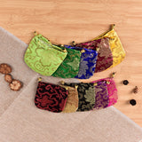 10PCS Chinese Silk Brocade Jewelry Storage Drawstring Pouch
