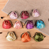 10PCS Chinese Silk Brocade Jewelry Storage Drawstring Pouch