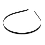 10PCS Stainless Steel Rhodium/Black Flat Hair Band DIY Hair Jewelry