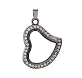 10PCS Heart Magnetic Floating Locket Pendant Jewelrys - 4 Colors