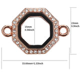 10PCS Magnetic Glass Floating Locket Pendant Jewelrys