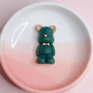 10PCS Cartoon Bear Pendant Jewelry Material
