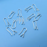 10PCS K Earrings Hooks with Cubic Zirconia DIY Jewelry Accessories