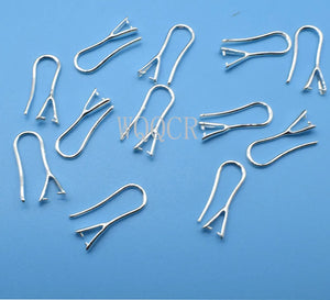 10PCS K Earrings Hooks with Cubic Zirconia DIY Jewelry Accessories