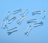 10PCS K Earrings Hooks with Cubic Zirconia DIY Jewelry Accessories
