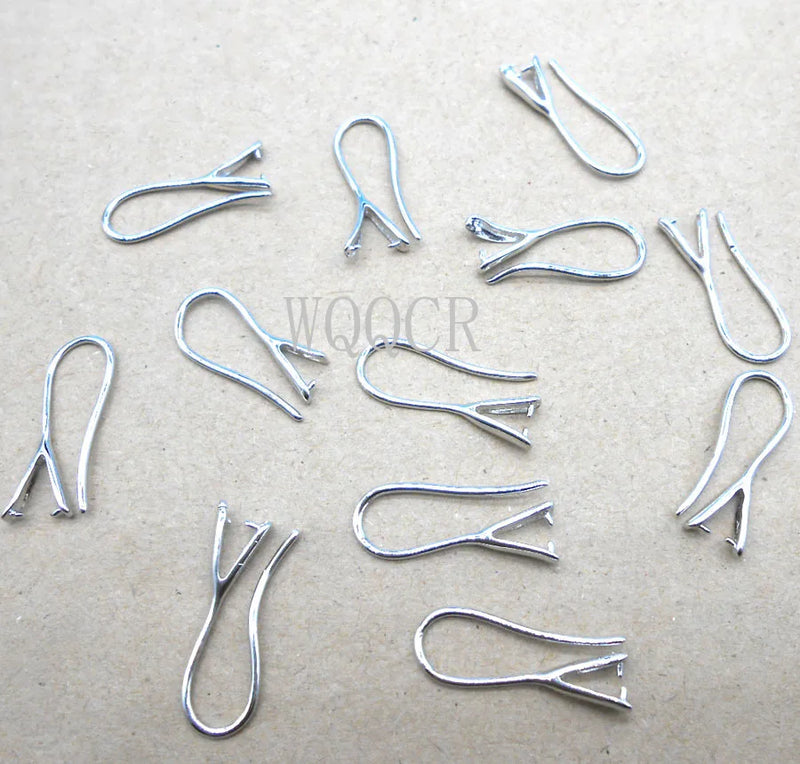 10PCS K Earrings Hooks with Cubic Zirconia DIY Jewelry Accessories