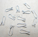 10PCS K Earrings Hooks with Cubic Zirconia DIY Jewelry Accessories