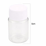 10Pcs 15-300ml Clear PET Bottles for Crafts - Empty Spice Jars