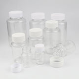 10Pcs 15-300ml Clear PET Bottles for Crafts - Empty Spice Jars
