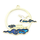10 Chinese Animal Pendants Charms Multicolor Rabbit Enamel Necklace Bracelet DIY
