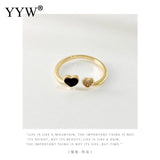 18mm Brass Cuff Finger Ring Open Joint Rings Sets for Women Jewelry