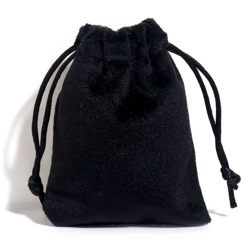 10PCs Velvet Drawstring Bags Gift Jewelry Rectangle Multicolor Jewelry Bags