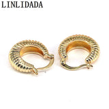 Geometric Hoops Earrings Gift Jewelry Round Hoop Earring for Women Girls