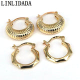 Geometric Hoops Earrings Gift Jewelry Round Hoop Earring for Women Girls