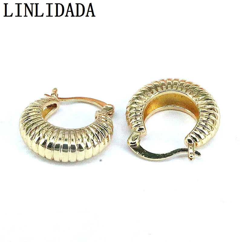 Geometric Hoops Earrings Gift Jewelry Round Hoop Earring for Women Girls