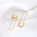 10Pairs Copper Pin Hoop Earrings Classic Women Jewelry Gift