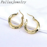 Minimalist Zircon Punk Earrings Geometric Metal Statement for Women