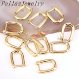 10Pairs Oval Hoop Earrings Ear Clips Women Jewelry