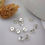 10Pc 925 Silver Earring Backs Secure Locking Studs Butterfly Earring Nut Stop