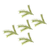 10Pc Artificial Pine Needles Branches Christmas Ornaments Home Decor DIY