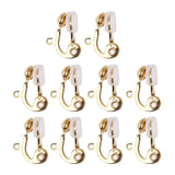 10Pc Clip-on Earring Converter Non-pierced Ear Hoop Comfort Cushion