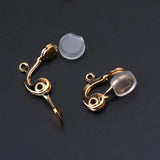 10Pc Clip-on Earring Converter Non-pierced Ear Hoop Comfort Cushion