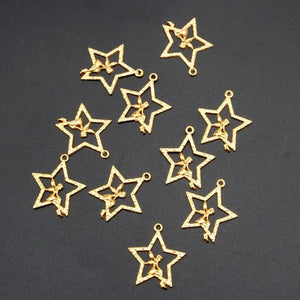 10Pc Fairy Star Resin Frame Pendant for Jewelry Making