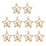 10Pc Fairy Star Resin Frame Pendant for Jewelry Making