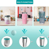 10Pc Silicone Tumbler Protector Shield - Epoxy Tumbler Cover