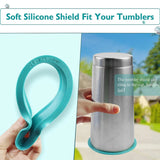 10Pc Tumbler Shields, Silicone Protector for Epoxy Tumbler
