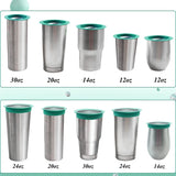 10Pc Silicone Tumbler Protector Shield - Epoxy Tumbler Cover