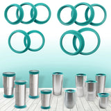 10Pc Silicone Tumbler Protector Shield - Epoxy Tumbler Cover