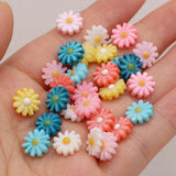 10Pcs Natural Flower Mother Of Pearl Shell Beads 10/12mm For DIY Necklace