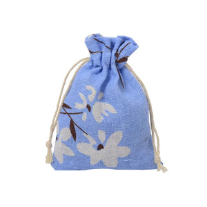 10Pcs Natural Cotton Bags for Wedding Gift Drawstring Sachet