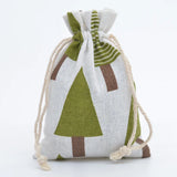 10Pcs Natural Cotton Bags for Wedding Gift Drawstring Sachet