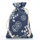 10Pcs Natural Cotton Bags for Wedding Gift Drawstring Sachet