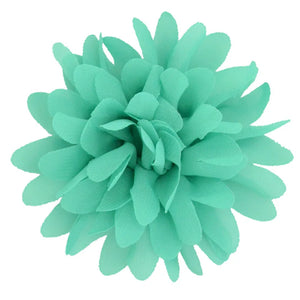 10Pcs 10Cm Large Chrysanthemum Flower Chiffon DIY Apparel Corsage Supplies