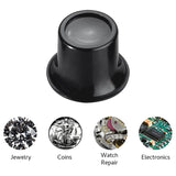 10Pcs 10X Jeweler's Loupe Magnifier Monocle For Watch Repair, Diamonds, Coins