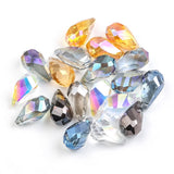 10Pcs Crystal Glass Teardrop Beads Jewelry Making Earring Necklace DIY