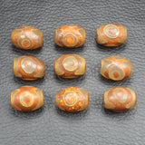 10Pcs Ancient Tibet Dzi Agates Beads 11-12X15-16mm