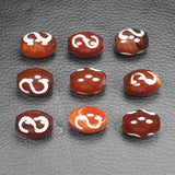 10Pcs Ancient Tibet Dzi Agates Beads 11-12X15-16mm