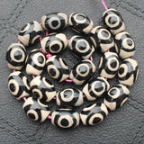 10Pcs Ancient Tibet Dzi Agates Beads 11-12X15-16mm