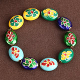 10Pcs 11*14 mm Copper Alloy Metal Spacers Oil Drop Flower Beads